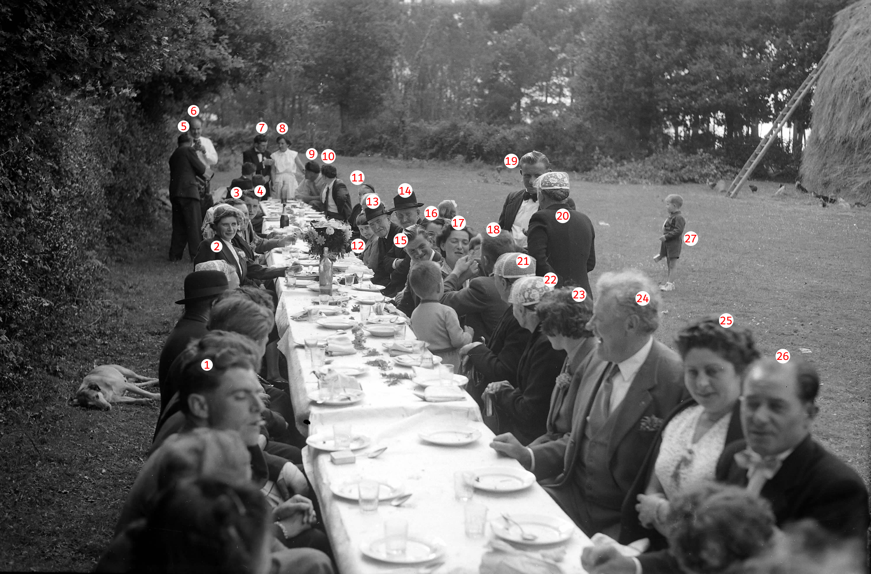 Noces de la famille Texier 1954