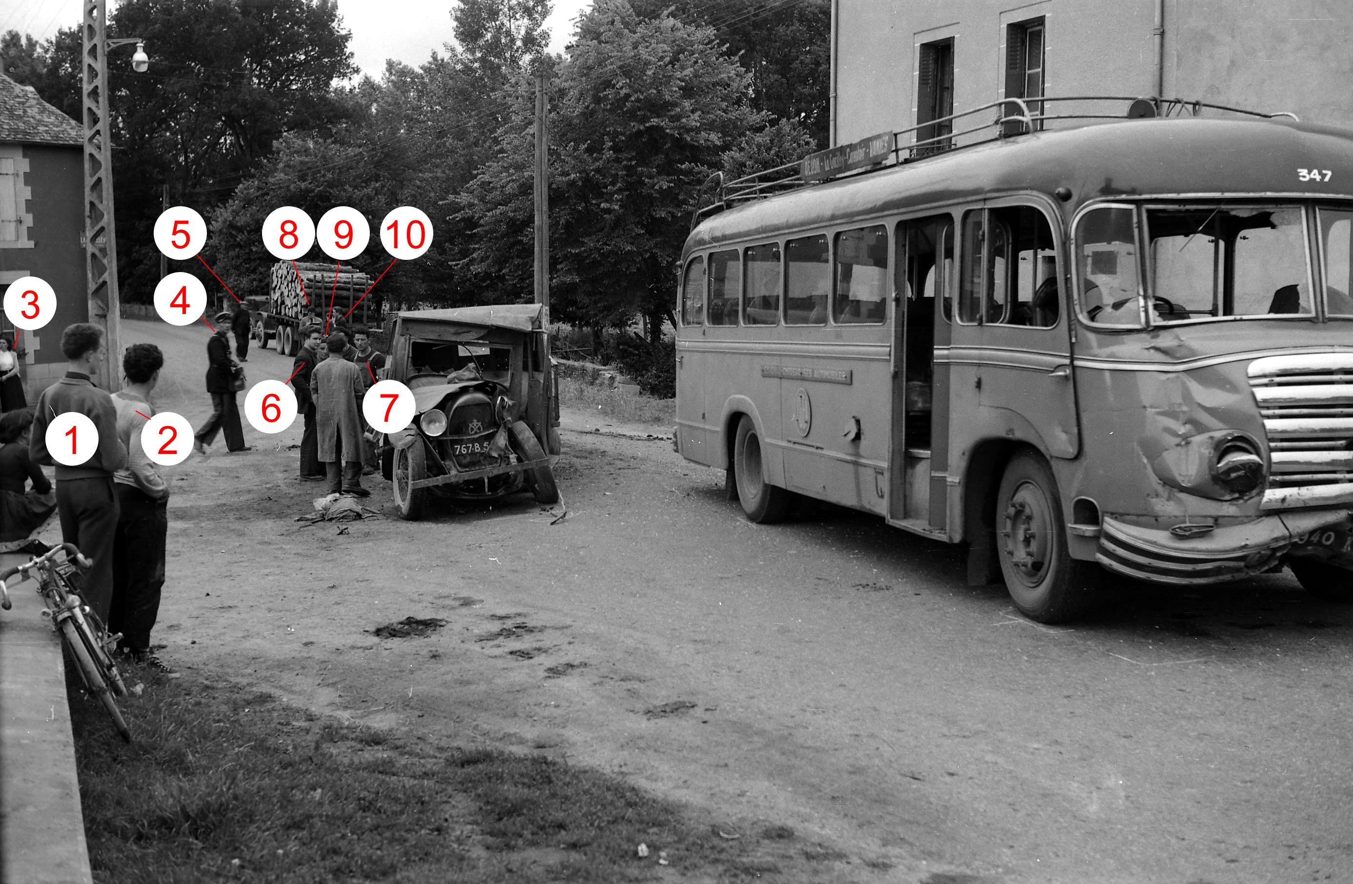 Accident à La Bouère