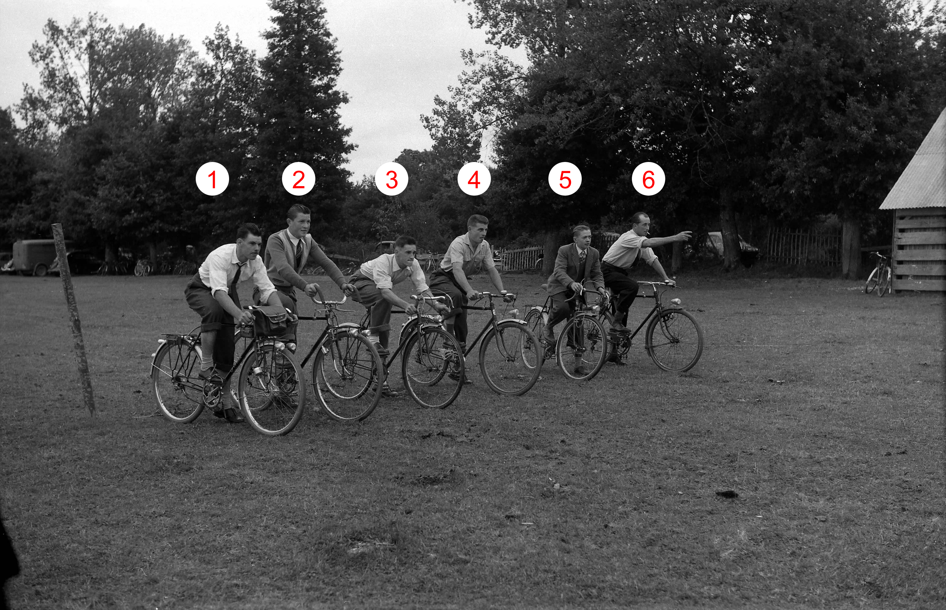 Course de vélos La Villouët 1955