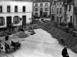 Création du service d'eau place Municipale