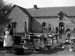 Les fourneaux d'un repas de noces